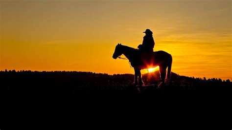 Cowboy Sunset Wallpapers Top Free Cowboy Sunset Backgrounds