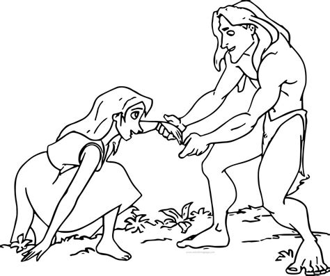 Tarzan and jane coloring book. Tarzan And Jane Coloring Pages at GetColorings.com | Free ...
