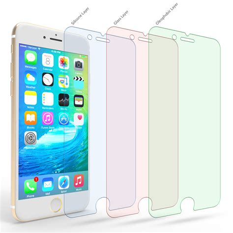 Yousave Accessories Iphone 6 6s Glass Screen Protecto