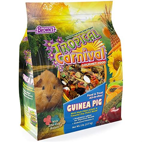 Fm Browns Tropical Carnival Gourmet Guinea Pig Food With Alfalfa And