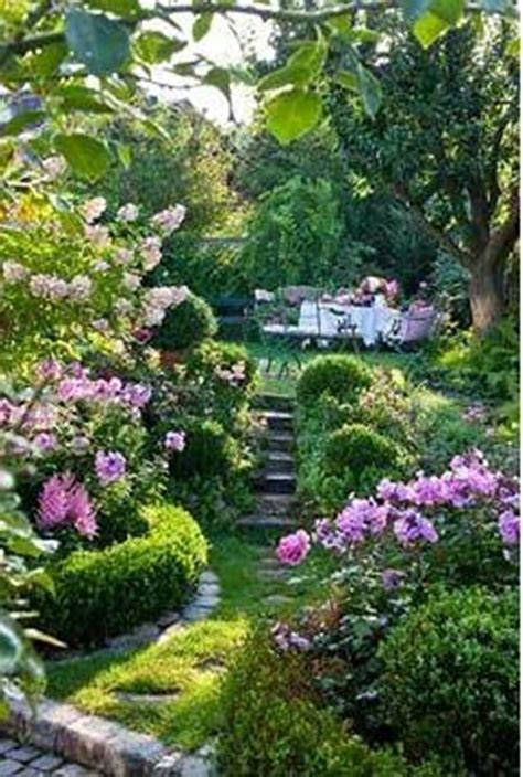 Romantic English Garden Design With Furniture Romantic English Garden