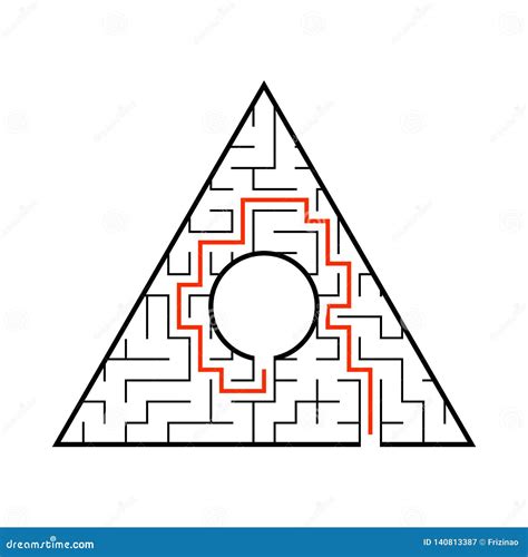 Abstact Labyrinth. Game for Kids. Puzzle for Children. Maze Conundrum