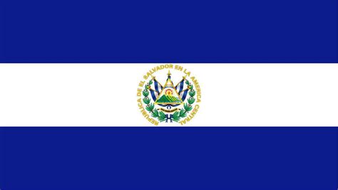 Mapa Y Bandera De El Salvador Mapa De La Bandera De El Salvador Vector