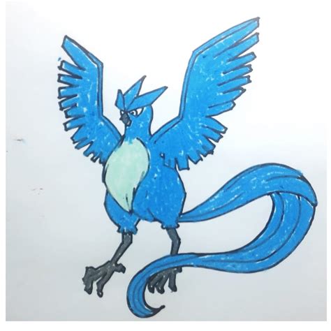 How To Draw Articuno Pokemon Step By Step By Allforkidschannel On