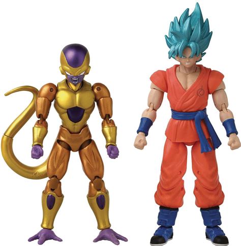 Dragon Ball Dragon Stars Series Super Saiyan Blue Goku And Frieza Action Figure 2 Pack