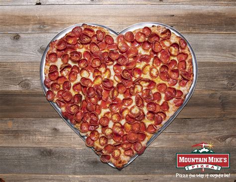 Mountain Mike's to Offer Heart Shaped Pizza All of February