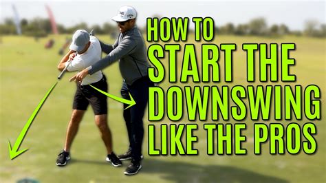 How To Start The Downswing Like The Pros Lower Body Separation Youtube