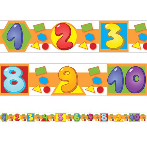 Numbers Page Border