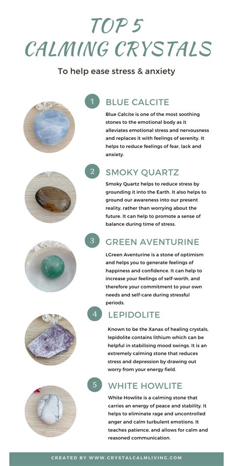 Top 5 Calming Crystals Crystal Healing Stones Crystals Healing