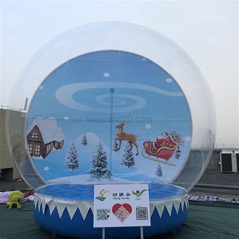 Inflatable Snow Globe Photo Booth Giant Snow Globes Xianghe Inflatable