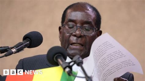 Robert Mugabe Lambasts Zimbabwe Judges Over Protests Bbc News