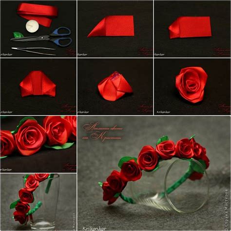 They were her signature accessory, and i always smile and think of her when i put. How to DIY Pretty Satin Ribbon Flower Hairband