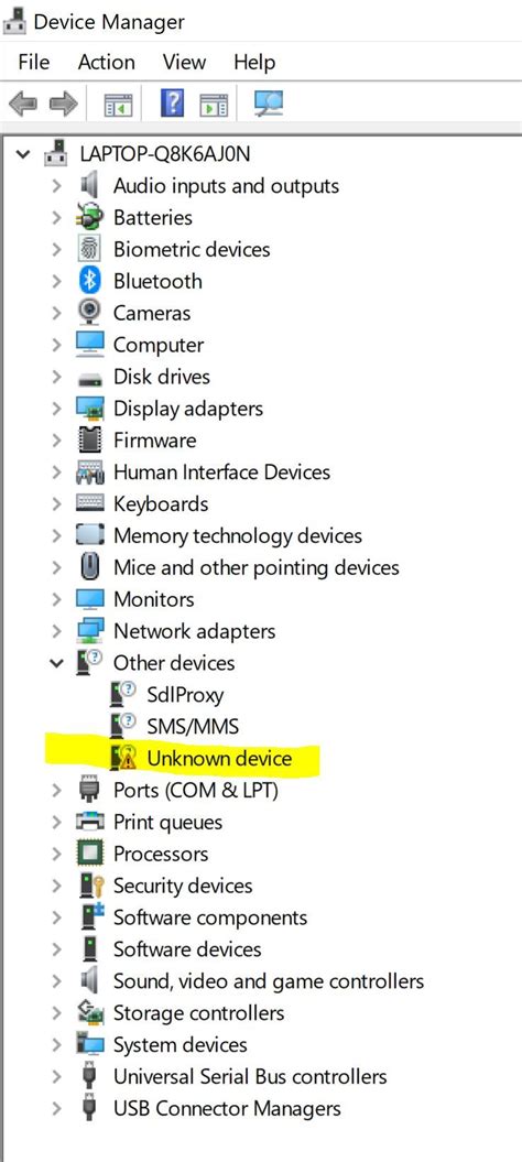 In the device manager, select the menu item view / show hidden devices. Help identify Unknown Device in Device Manager in X1E Gen ...