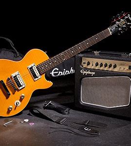 Epiphone les paul express electric guitar,1/2 size,black+free gig bag,strap,pick. Epiphone Slash AFD Les Paul Performance Package Review ...