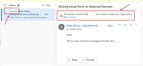 How To Use The Microsoft Office 365 External Email Warning