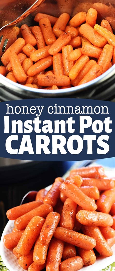 Instant Pot Carrots With Honey Cinnamon Glaze Fivehearthome