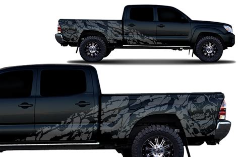 La 4runner tiene asientos para 7 viajeros con numerosas comodidades: Toyota Tacoma 05-15 Vinyl Graphics for Bed Fender