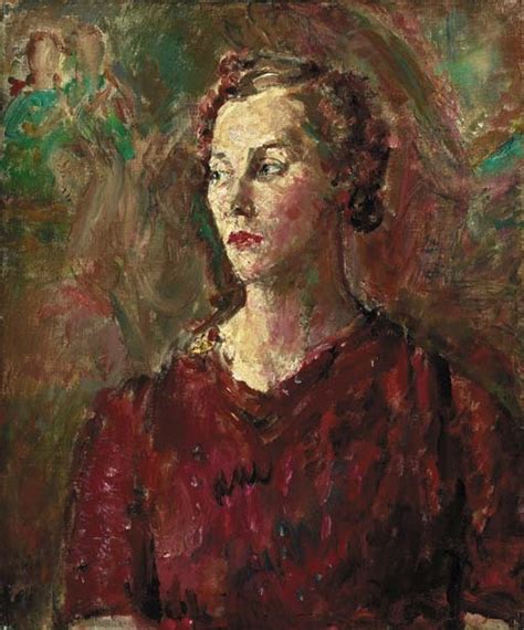 Ethel Walker Portrait Of An Elegant Lady Mutualart