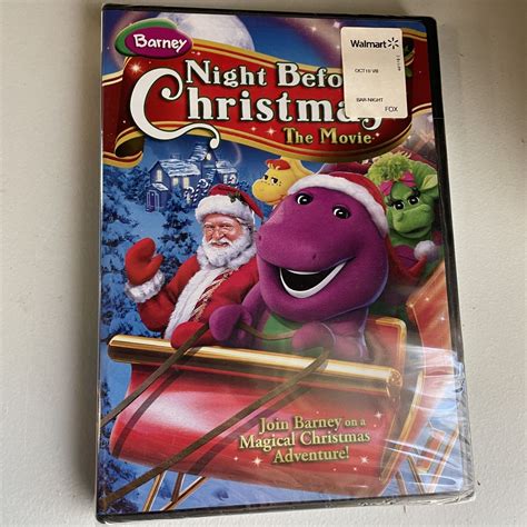 Barney Night Before Christmas Dvd New Grelly Usa