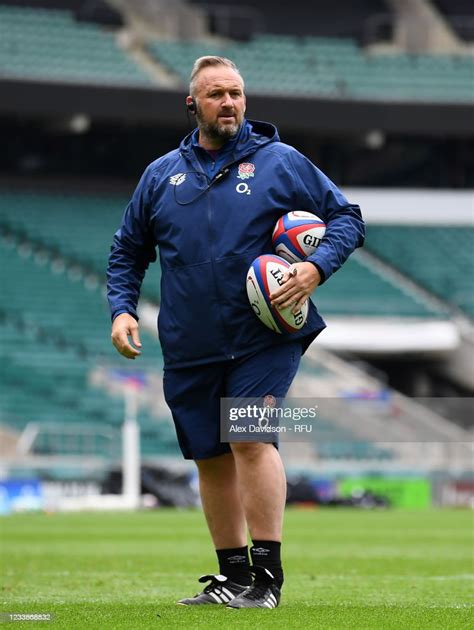 England Forwards Coach Matt Proudfoot Looks On During A England