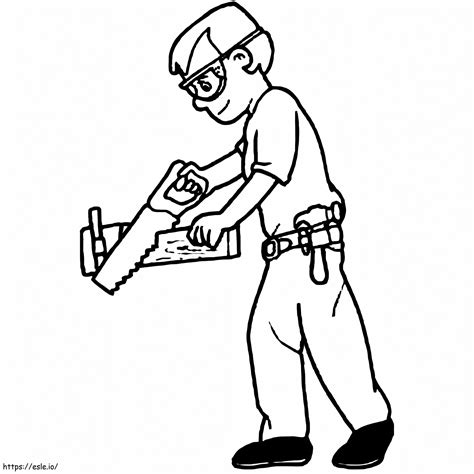Carpenter 12 coloring page