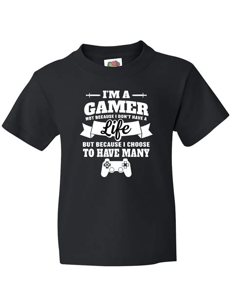 Inktastic Gamer Because I Choose To Have Many Lives Youth T Shirt