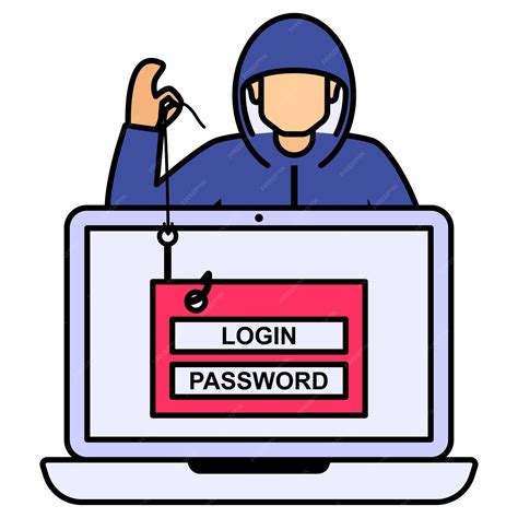 Premium Vector | Session hijacking concept, hackers attempt to steal