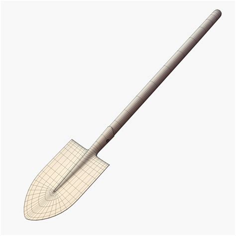 3d Garden Shovel Model