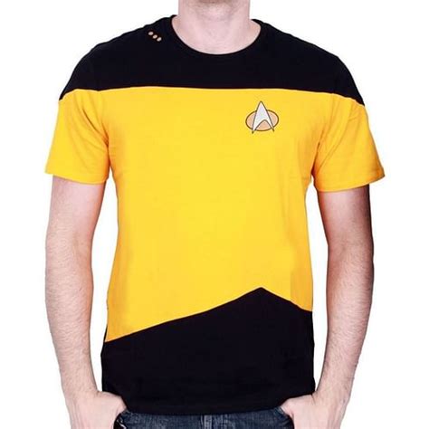 Tričko Star Trek Next Generation Žlutá Uniforma Imagocz