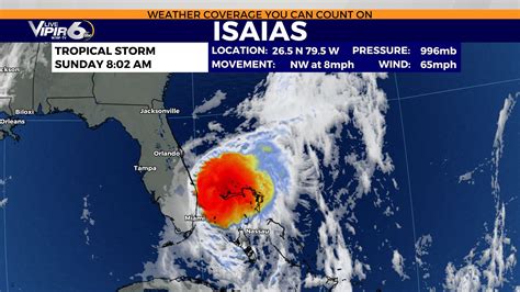 Update Tropical Storm Isaias And Sunday Forecast 822020 Wjbf