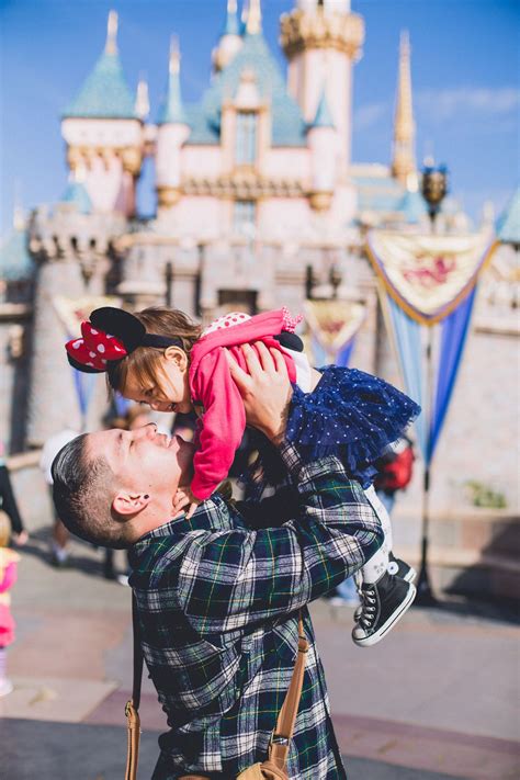 adorable photo album of a dad and his daughter at disneyland and disney s california adventure