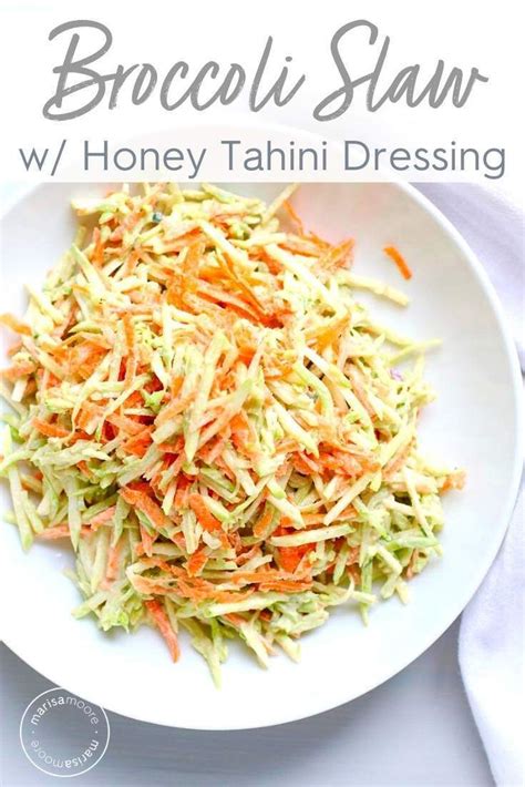 Whisk until the mixture is well blended. Broccoli Salad with Honey-Tahini Dressing | Recipe (With ...