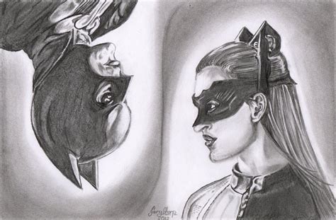 Catwoman Drawing Pencil Sketch Colorful Realistic Art Images