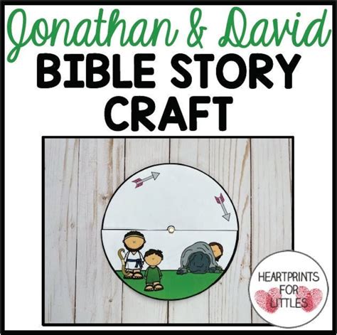 Jonathan And David Bible Craft For Kids Friendship Covenant Etsy