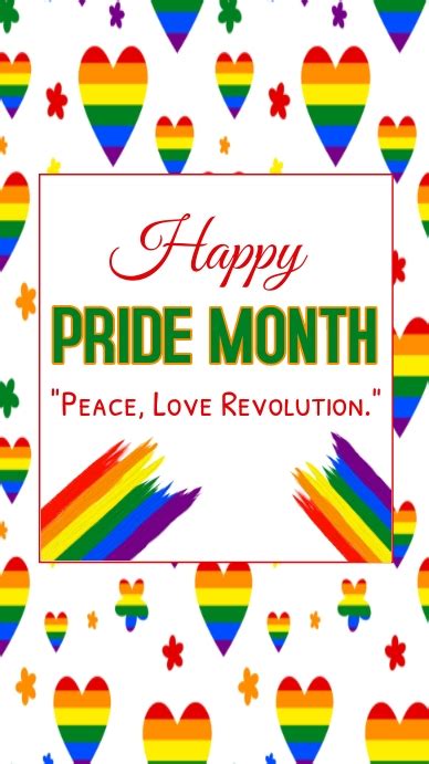 Happy Pride Month Pride Month Greeting Card Template Postermywall
