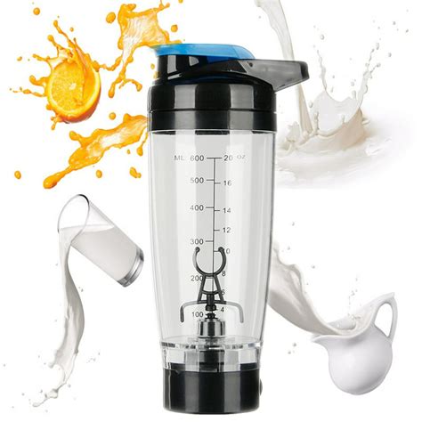 600ml Automatic Protein Shake Bottle Tornado Mixer Cup Cyclone Self Stirring Mixer Shaker