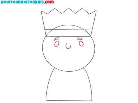 How To Draw A King Easy Drawing Tutorial For Kids