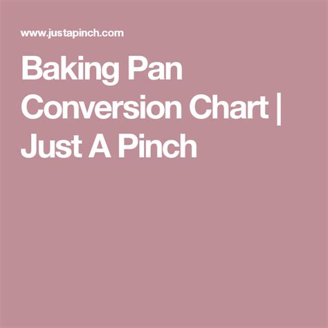 Baking Pan Conversion Chart Just A Pinch Falafel Just A Pinch