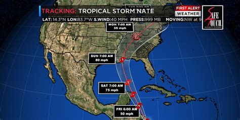 The Latest Tropical Storm Nate Forms In The Caribbean