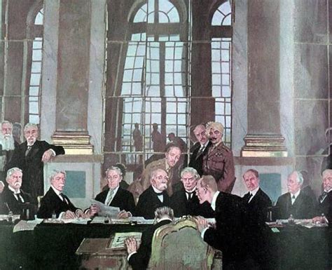 Treaty Of Versailles Painting Photos Imago