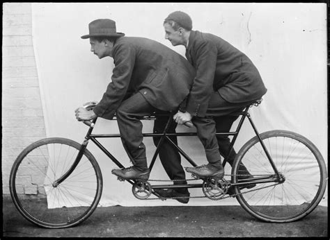 Tandem Bicycle Two Men On Tandem Bicycle Check Out Our Ca Flickr