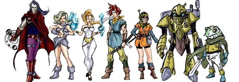 Chrono Trigger Fan Art All Characters By Randomality85 On Deviantart Chrono Cross Character