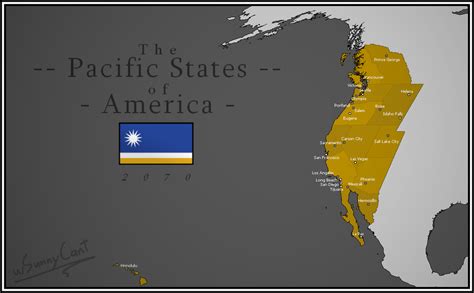 The Pacific States Of America 2070 Imaginarymaps Alternate