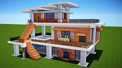 A rural house can be classy and simple, as viewed from the picture. Modern Houses for Minecraft for Android - APK Download
