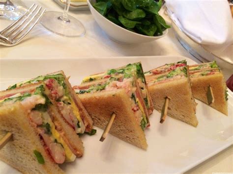 Lobster Club Sandwich George V Style Two Boldly Go Photography