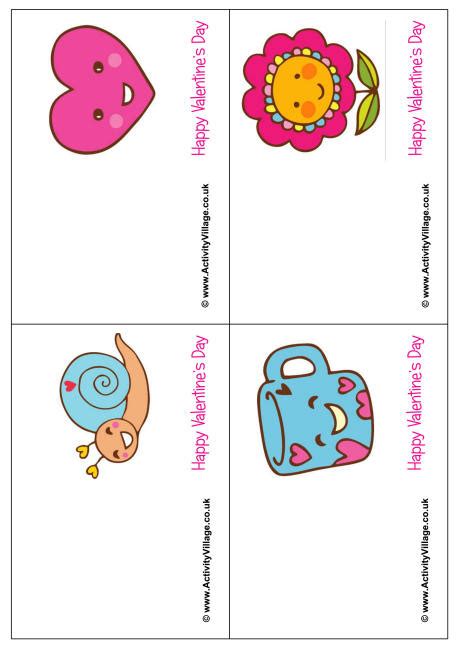 Free Printable Small Valentines Day Cards
