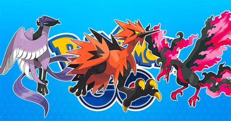 Galarian Articuno Zapdos And Moltres Get Surprise Pokémon Go Release