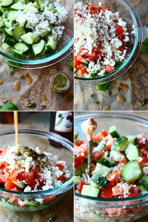 In a small bowl, combine the vinegar, honey, and mustard until smooth and combined. Homemade Greek salad recipe
