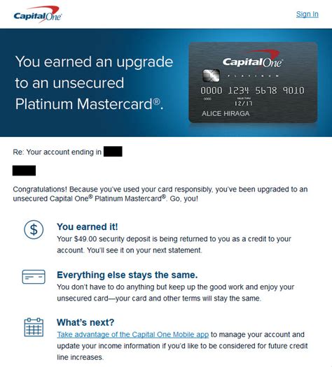 Expiring cards will be replaced. NEWSFLASH: Capital One Secured MC graduation possi... - myFICO® Forums - 4802298