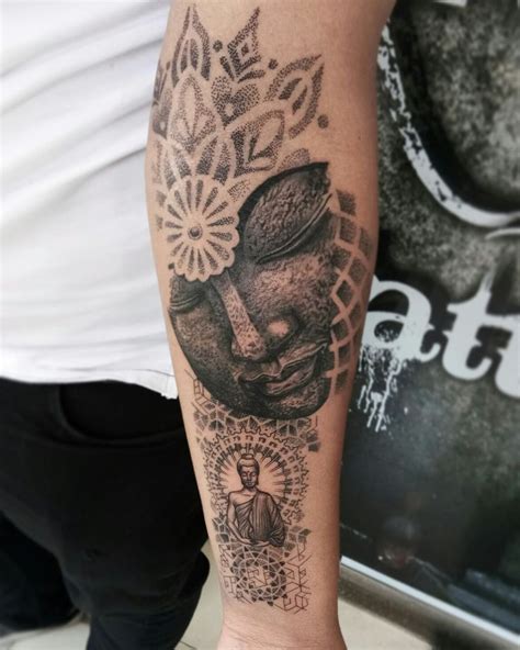 Https://tommynaija.com/tattoo/geometric Buddha Tattoo Designs